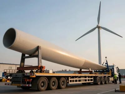 Efficient Strategies for Wind Turbine Blade Transportation Logistics - detail
